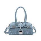 Denim Diamond Bag