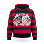 Vintage Striped Hoodie