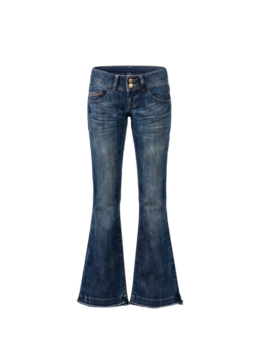 Low Rise Flared Jeans