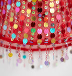 Halter Sequin Crop Top