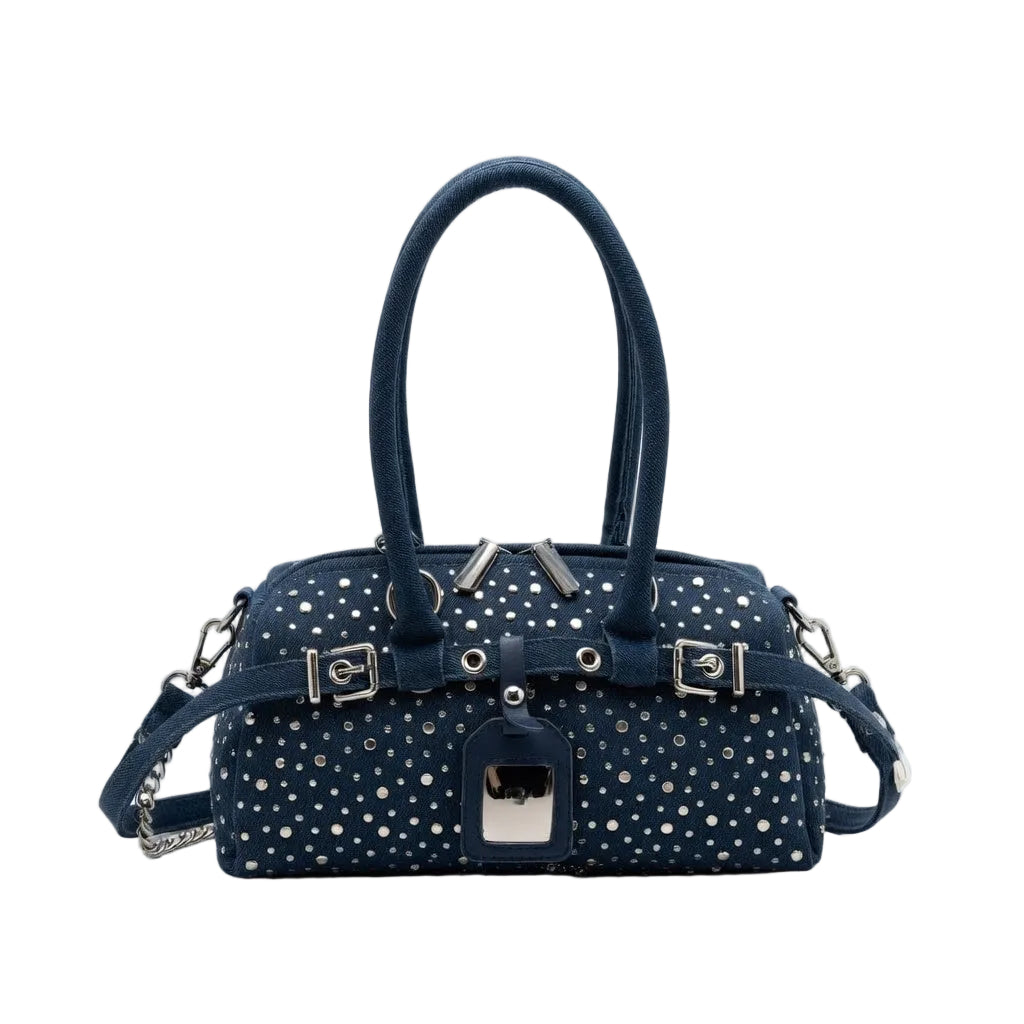Denim Diamond Bag