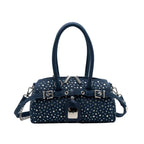 Denim Diamond Bag